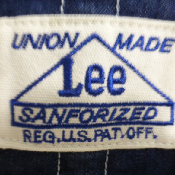LEE, Union Made, blue overall denim skirt, small - Picture 4 of 7
